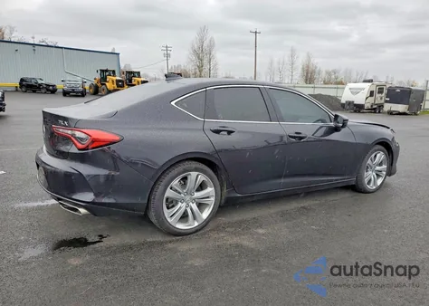 2021 Acura Tlx Technology из США, поврежденный, VIN 19UUB5F41MA013148